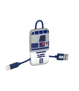 Star Wars R2-D2 Mini Keyring USB Cable Ligthning Connector