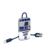 Star Wars R2-D2 Mini Keyring USB Cable Micro-USB Connector