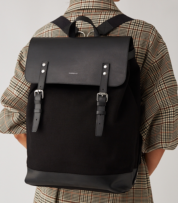 Sandqvist - Backpack - Black - HEGE