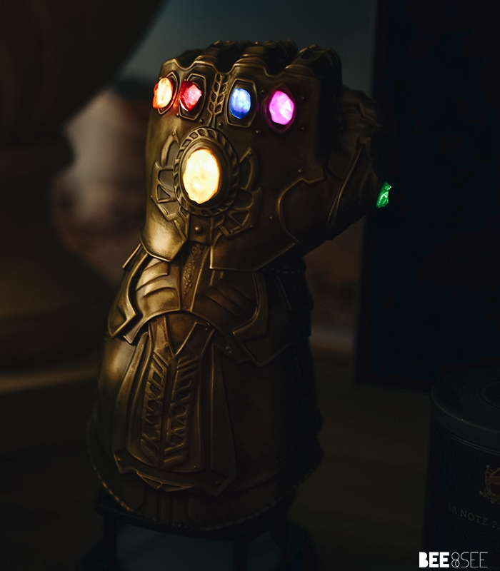 Enceinte Bluetooth Marvel - Gant de l'Infini Thanos en Bronze