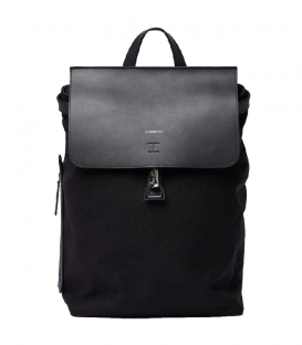 Sandqvist Alva Black Backpack with black metal hook