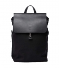 Sandqvist Alva Black Backpack with Black Metal Hook