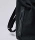Sandqvist Hege Black Backpack with Black Metal Hook Side Pocket