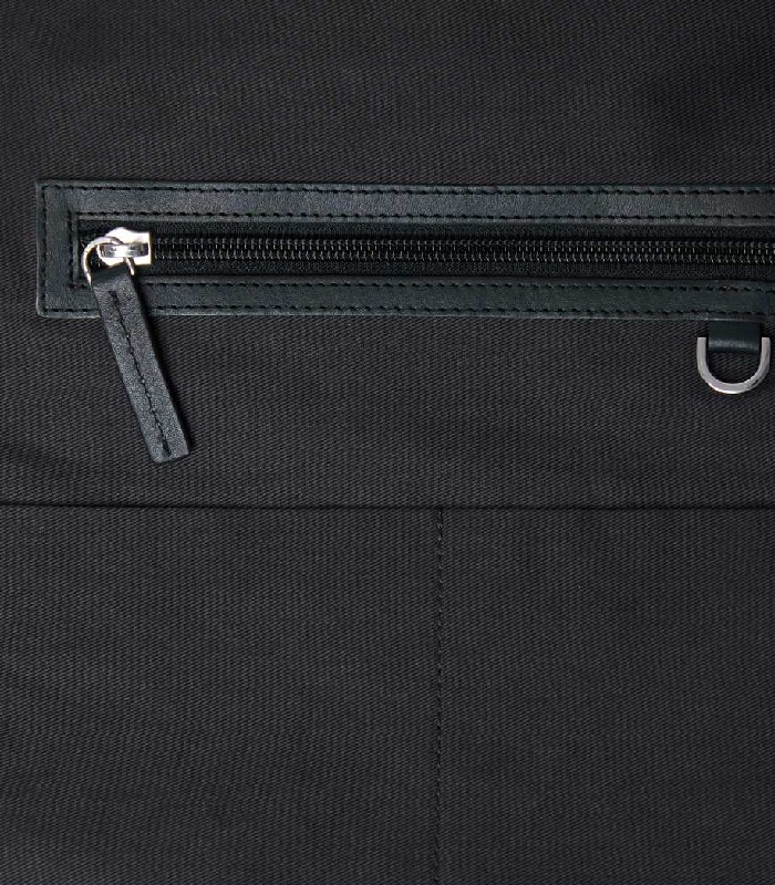 Sandqvist Hege Black Backpack with Black Metal Hook