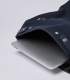 Sandqvist Hege Navy Backpack with Navy Metal Hook 15 inches Laptop Pocket