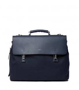 Sac Sandqvist Jones Navy avec Fermeture en Metal Navy