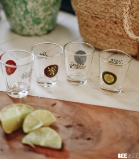 Pack de 4 verres à shot Game of Thrones