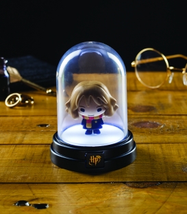 Mini Lampe sous cloche Harry Hermione