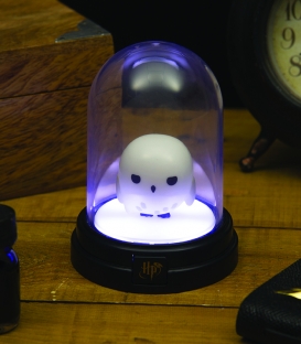 Mini Lampe sous cloche Harry Potter Hedwig