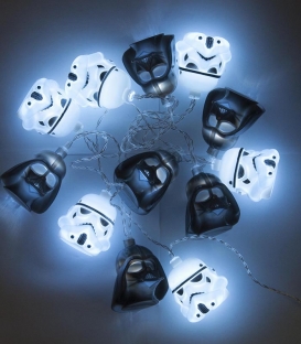 Stormtrooper and Darth Vader Star Wars 3D String Lights 