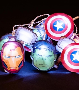 Guirlande lumières 2D Avengers Marvel