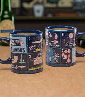 Rick & Morty Plumbus Instruction Mug