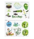 Stickers phosphorescents Rick & Morty