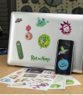 Glow in the dark Decals Rick & Morty