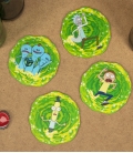 3D Coasters Rick & Morty