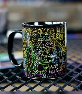 Rick and Morty Portals Heat Change Mug