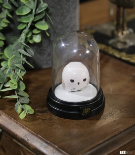 Mini Lampe sous cloche Harry Potter Hedwig