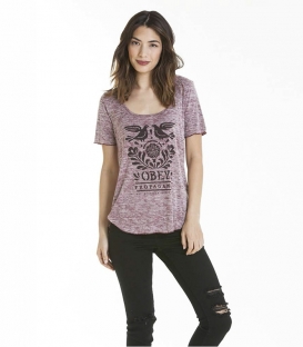 T-Shirt Femme Obey Militant Peace