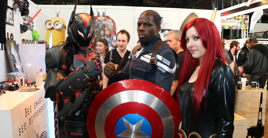 WE WERE AT THE 2015 PARIS COMIC CON!