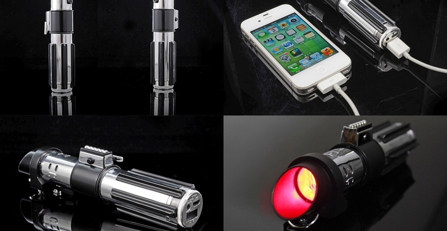 Exclusivité Bee & See: power bank sabre laser !